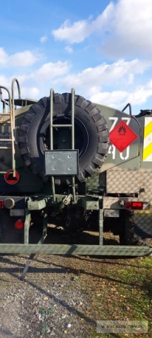 Cysterna paliwowa dystrybutor CD-5W na samochodzie STAR 266 